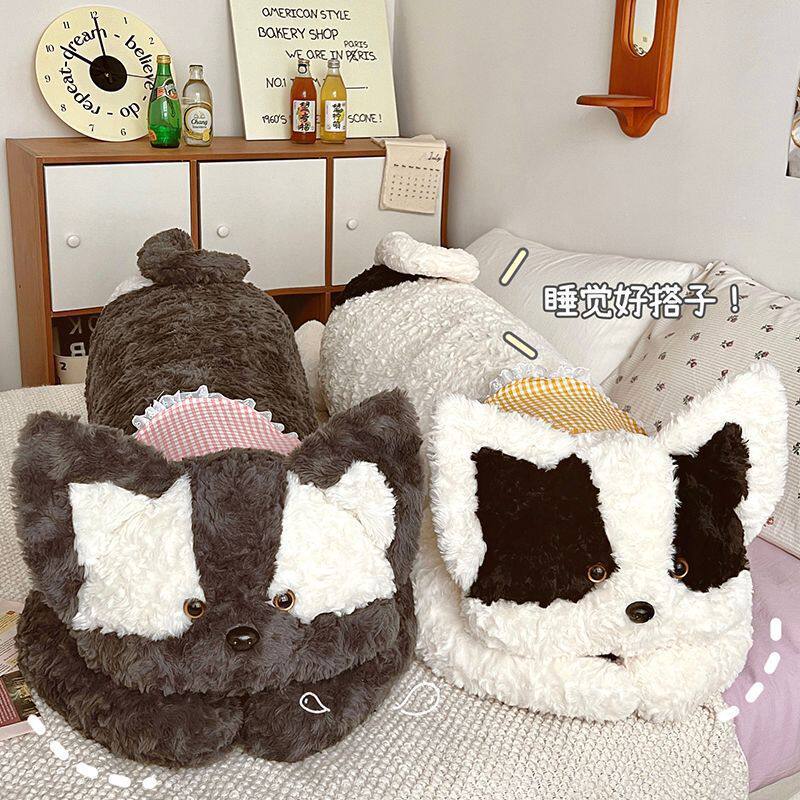 狗狗长条枕头抱枕女生睡觉专用夹腿侧睡孕妇床上大靠背靠枕男生款