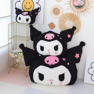 可爱小恶魔库洛米公仔软萌凯蒂猫玩偶玉林狗抱枕女生床头靠垫抱枕