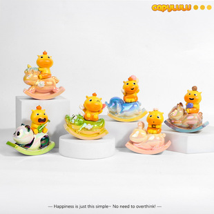 饰品 水豚噜噜摇摇乐车载摆件卡通公仔办公桌居家趣味装 正版 新款