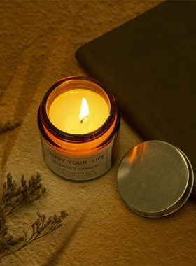 香薰蜡烛室内摆件伴手礼盒玻璃家用香氛杯罐无烟家居香薰装饰摆件