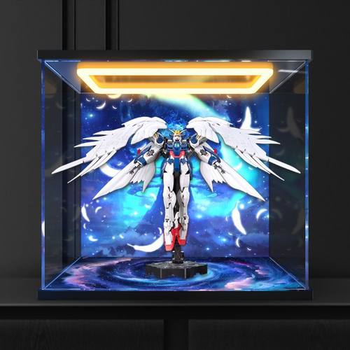 亚克力回型灯展示盒适用MGSD WING GUNDAM 飞翼零式高达 模型专用