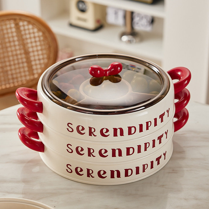 多巴胺干果盘零食家用客厅茶几干果盒多功能糖果盒客厅多层收纳盒,收纳整理,其他收纳盒,淘宝优惠券,粉丝福利购,淘宝优惠卷