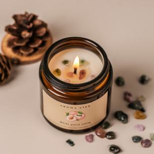 植物香薰蜡烛浪漫情调卧室睡眠小众高级生日伴手礼物舒眠香氛蜡烛