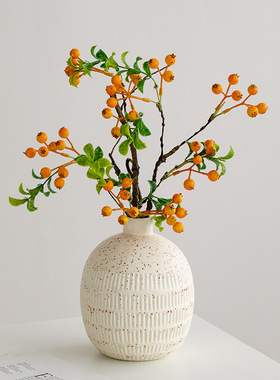 创意客厅桌面装饰陶瓷花瓶装饰家居书房办公室摆件高级感花器