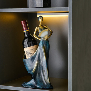 创意高档轻奢客厅红酒架摆件柜卧室装饰品家居桌面网红阳台摆设