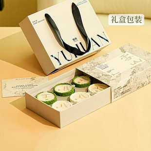 冷山系列香薰蜡烛礼盒套装 家用室内持久香氛小众高级礼物室内香氛