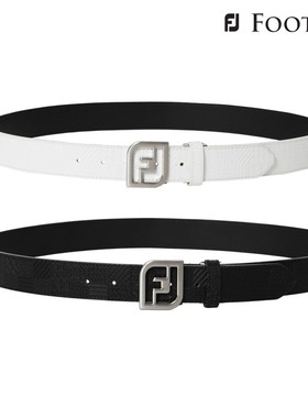 FootJoy高尔夫腰带男士Reversible Belt皮带FJ标志压纹golf腰带