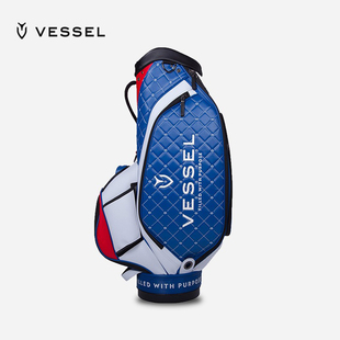 VESSEL 高尔夫球包 职业球杆包菱纹格男golf bag时尚球袋标准球包
