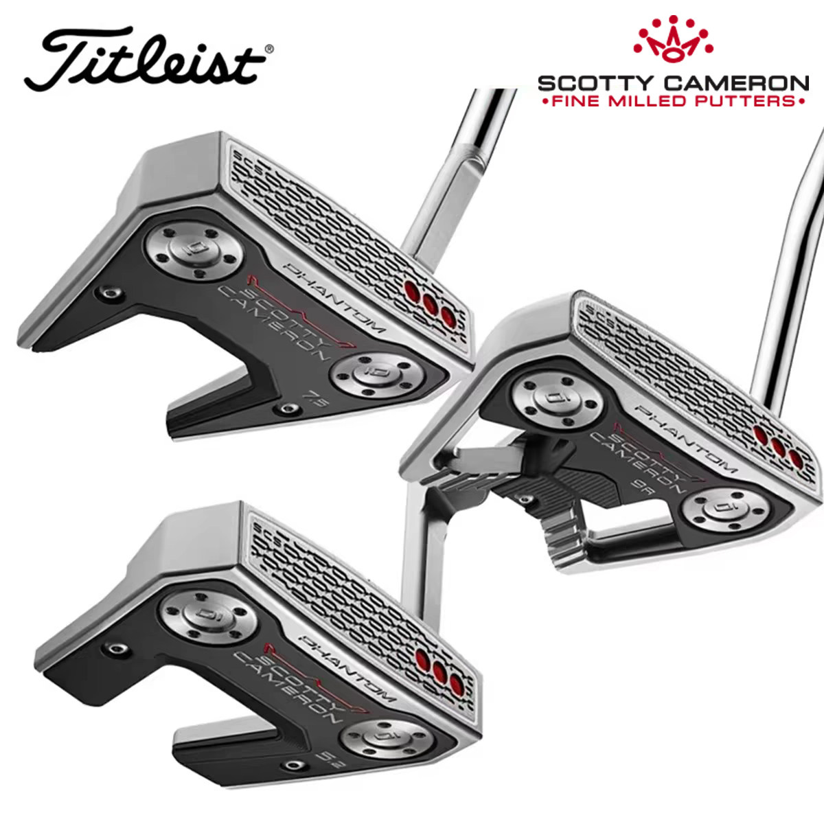 26全新Titleist泰特利斯高尔夫球杆SCOTTY卡梅隆Phantom系列推杆