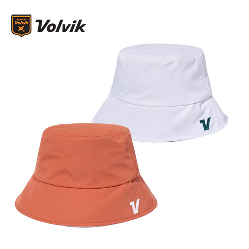 Volvik沃维克高尔夫渔夫帽女款可调节帽带户外遮阳透气双檐撞色