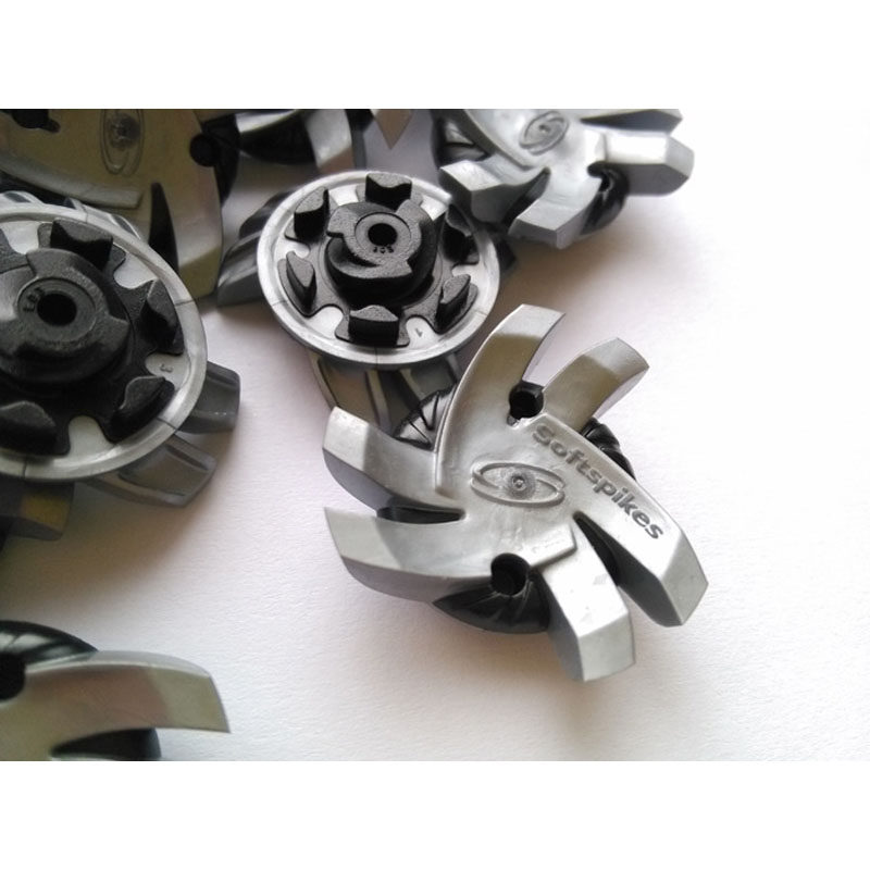 스팟 수입 소프트 스파이크 DNA 골프 스파이크 나선형 얕은 입 FJ 스니커즈 8 발톱 스파이크 내마모성 벌크