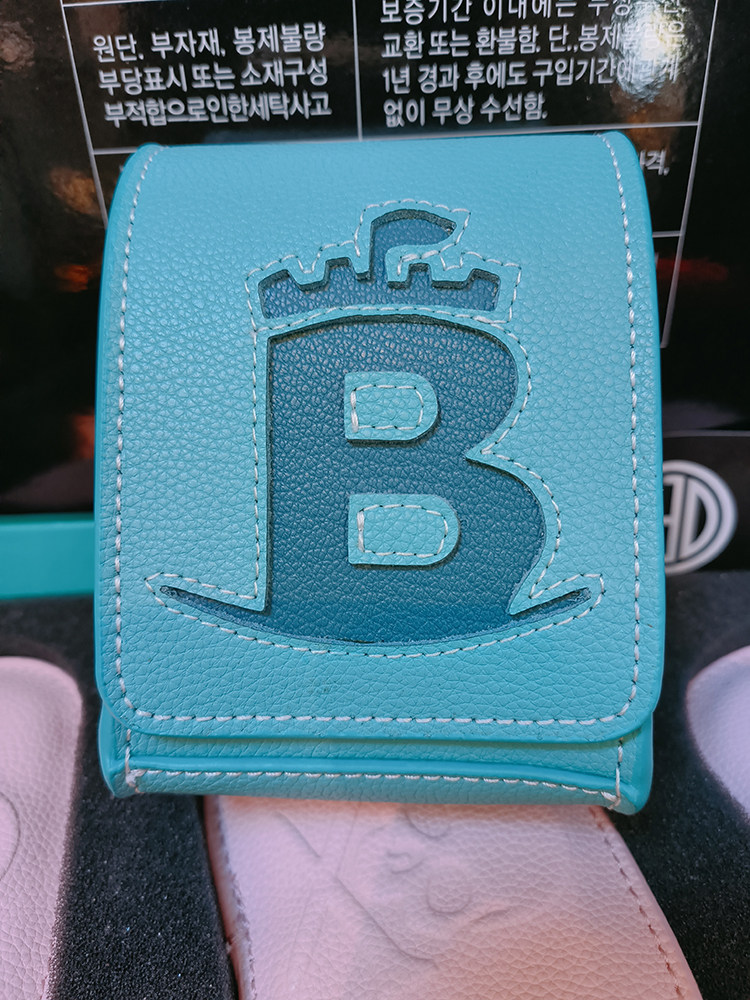 한국어 오리지널 BARON GOLF 골프 거리 측정기 커버 소형 가방 거리 측정기 보호 커버 가죽 카메라 가방