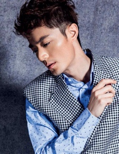 霍建华花千骨男神帅哥明星照片写真海报装饰画墙画贴画挂画相框4B