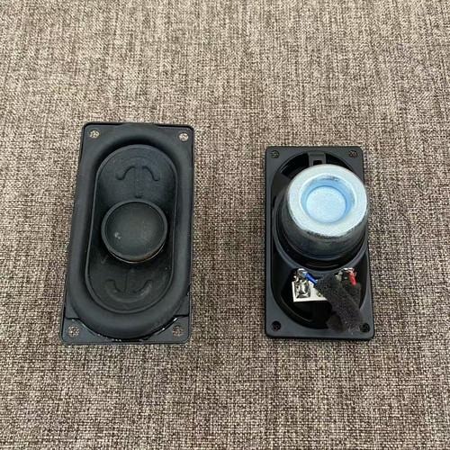 哈曼拆箱80*40MM长方形跑道中低音喇叭发烧级全频 钕磁长冲程