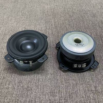 哈曼铝盆3.5寸中低音喇叭扬声器 全频大磁钢大皮边人声靓低音劲爆