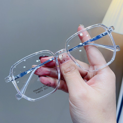 百搭时尚显瘦大框大脸配近视