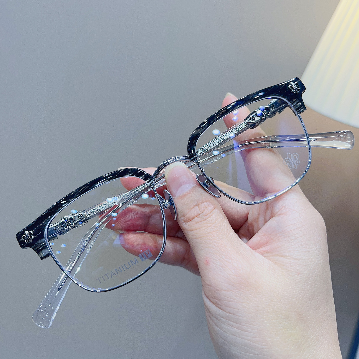 复古时尚个性雕花眼镜框架