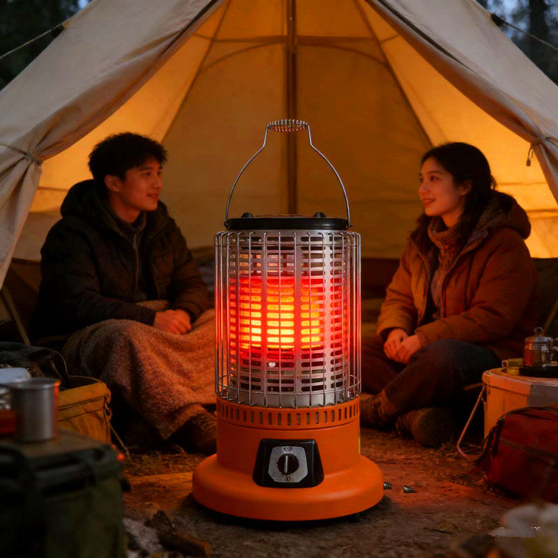 APG阿帕奇户外露营冰钓液化气取暖器室内天然气烤火炉子8000W大火