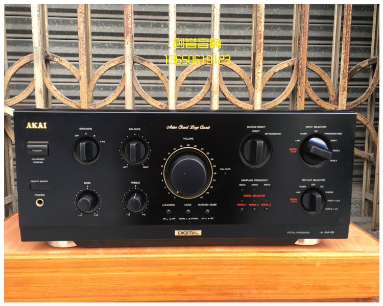 二手进口音响 akai 雅佳am-69旗舰级 大功率发烧hifi纯功放