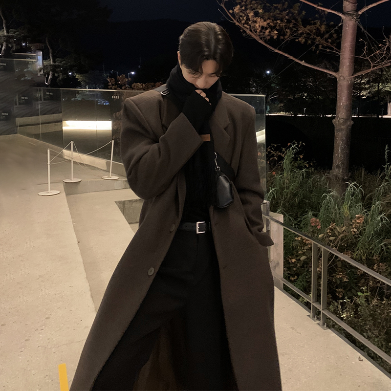 【韩剧同款】美拉德男士毛呢大衣
