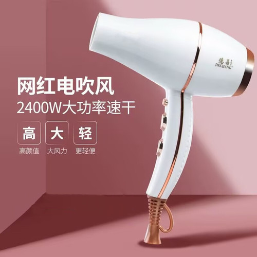 德昌T3负离子护发静音电吹风