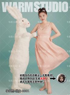 不售素材 女生数字AI写真照片 孕妇照 可爱俏皮风格