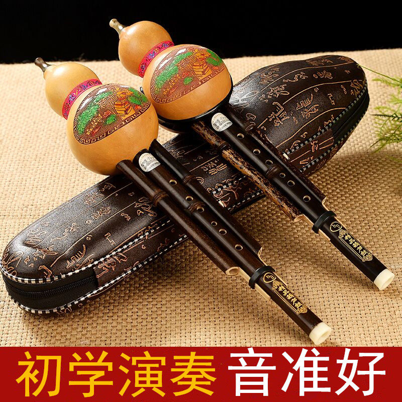 云南紫竹葫芦丝乐器初学专业演奏小学生儿童成人C调降BDAGF调