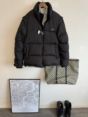 面包服脱袖马甲保暖情侣加厚男款女款羽绒服90白鸭绒防水外套抗寒