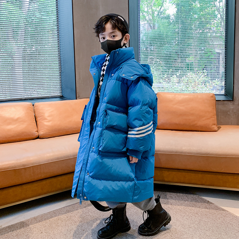 男童长款外套棉衣羽绒棉服