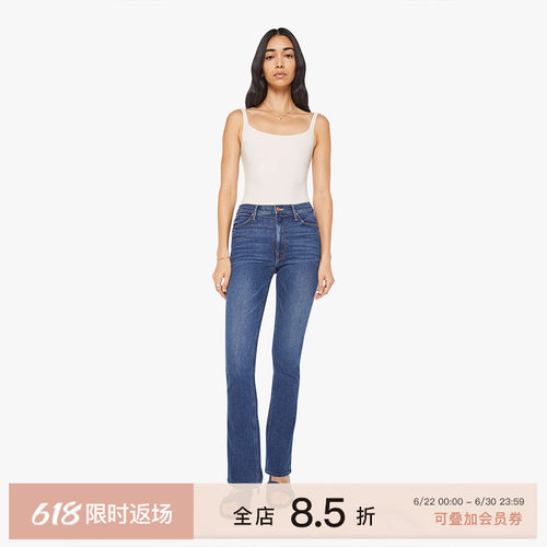 MOTHER全长微喇牛仔裤女
