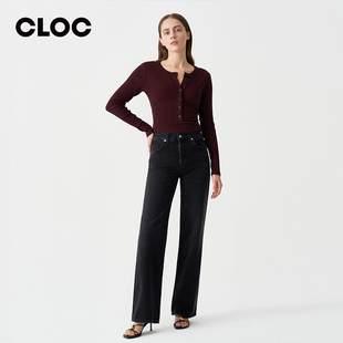 新品 直筒全长牛仔裤 CITIZENS HUMANITY 女宽松阔腿ANNINA