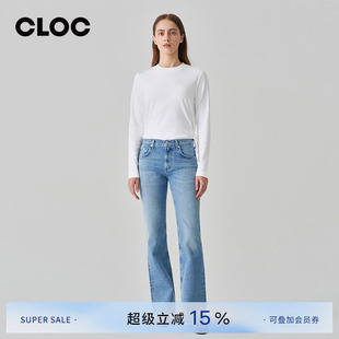 CITIZENS 新品 1078 女修身 微弹2195 HUMANITY喇叭全长牛仔裤
