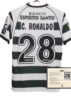 Portugal Lisbon Ronaldo jersey printed signature shirt
