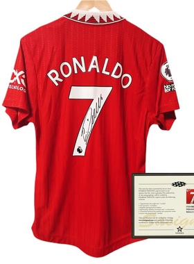 22-23 Ronaldo football jersey soccer printed signature shirt