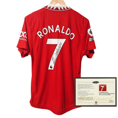22-23 Ronaldo football jersey soccer printed signature shirt