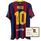printed messi football jersey signature shirt