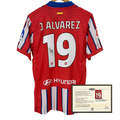 24-25 Madrid Alvarez football printed signature shirt