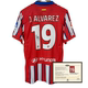 Alvarez Madrid football printed shirt signature