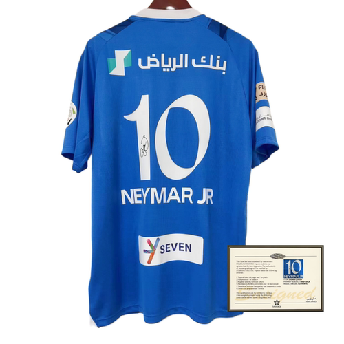 Riyadh New Moon Neymar Jersey printed signature shirt