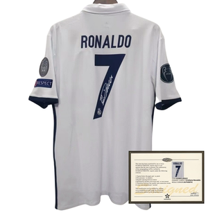 1617 RM Ronaldo printed signed football jerseys shirt