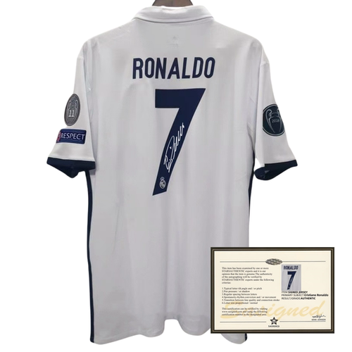 1617 RM Ronaldo printed signed football jerseys shirt