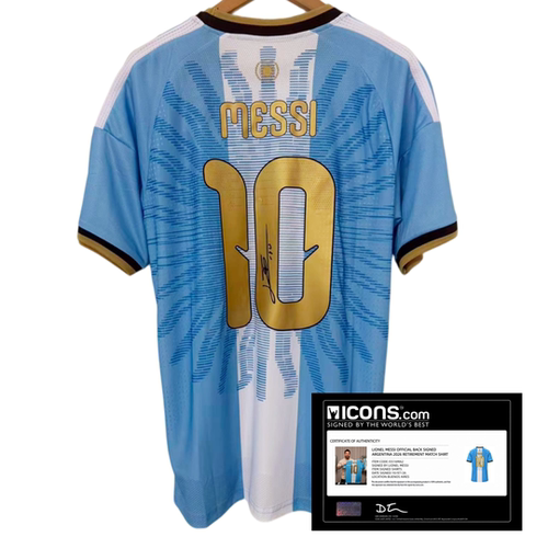 26 messi jersey farewell match printed signature shirt icons