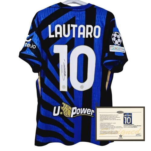 24-25 inter Lautaro signed shirt jerseys player edition
