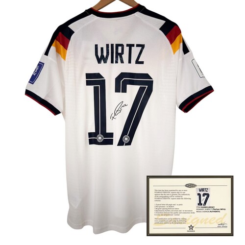 26 Germany wirtz  jersey football printed signature shirt