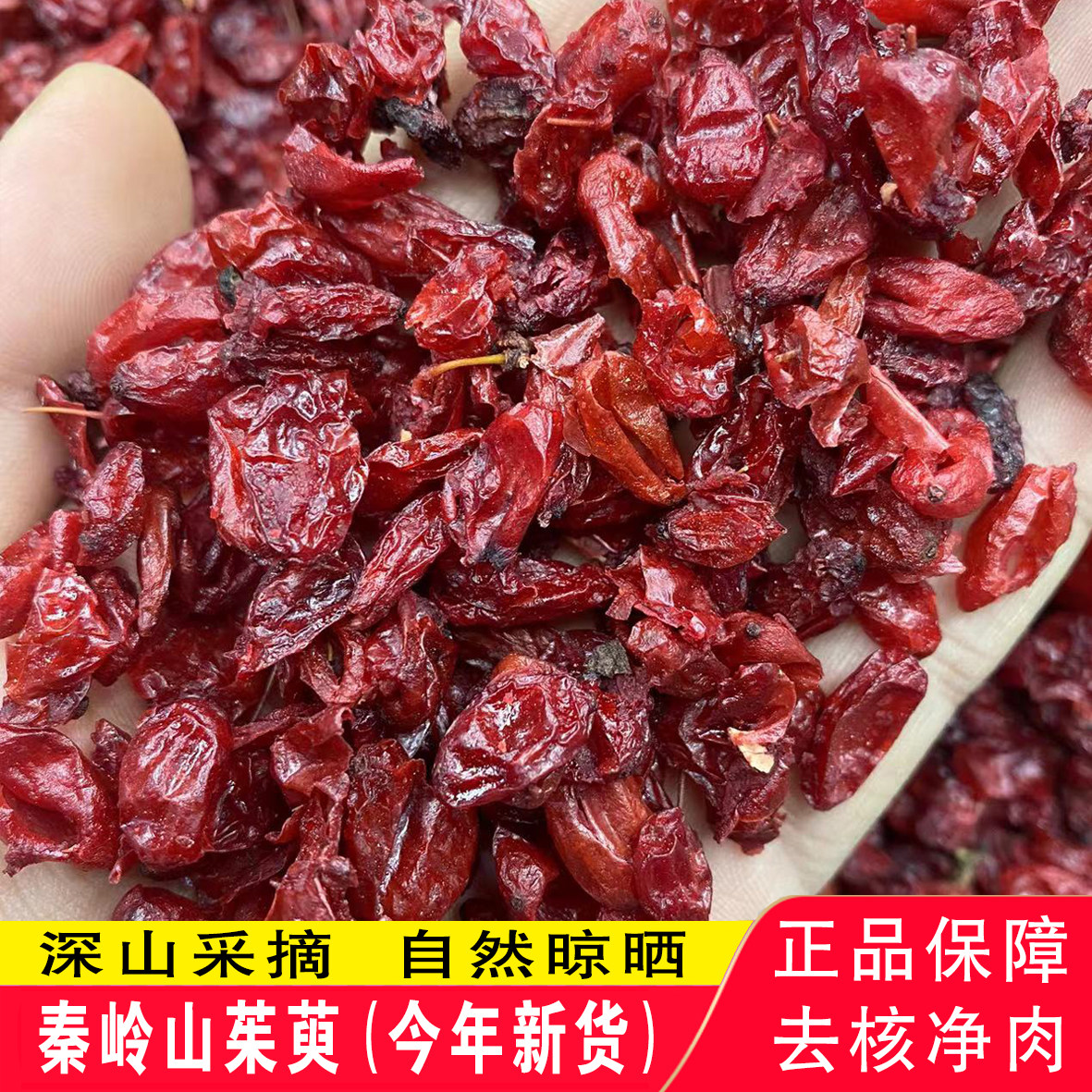 【秦岭山茱萸】山萸肉秦岭野外深山采摘男性泡酒煮水250g包邮