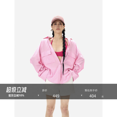 HONORE古月  Stripes edition 天丝假日超薄条纹防晒衬衫