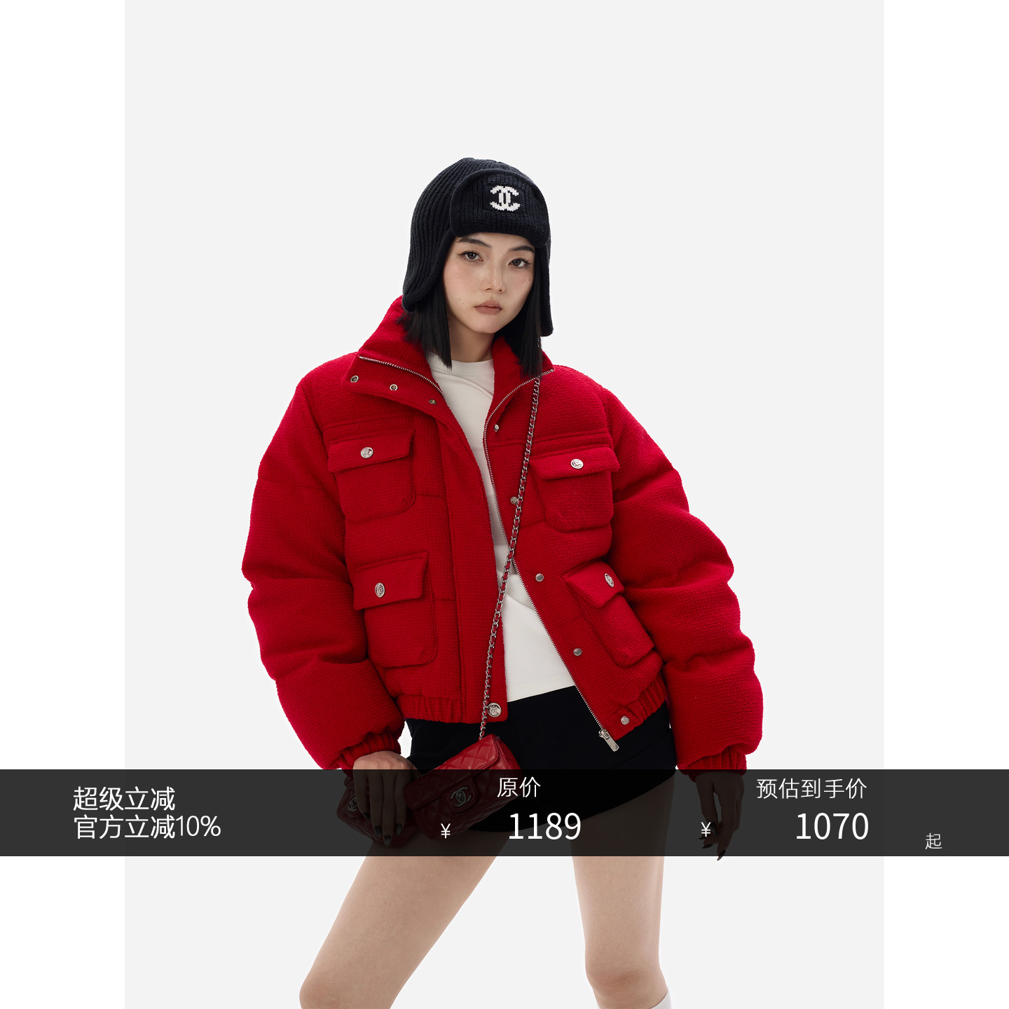 HONORE古月 本期王炸单品 羊毛小香三星95重工羽绒服