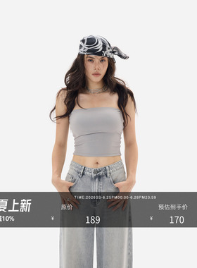 HONORE古月  Allday yoga 自带薄胸垫运动透气内搭抹胸