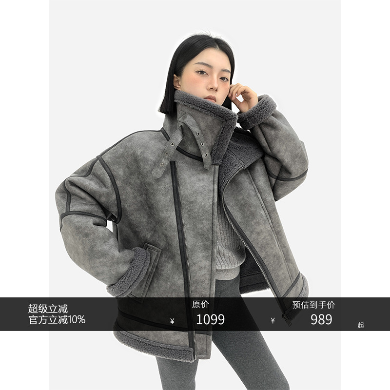 HONORE古月机车外套/马甲