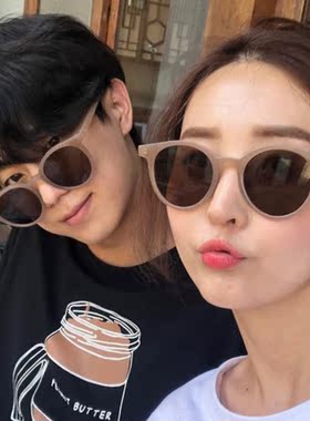 墨镜原宿复古风太阳镜网红同款